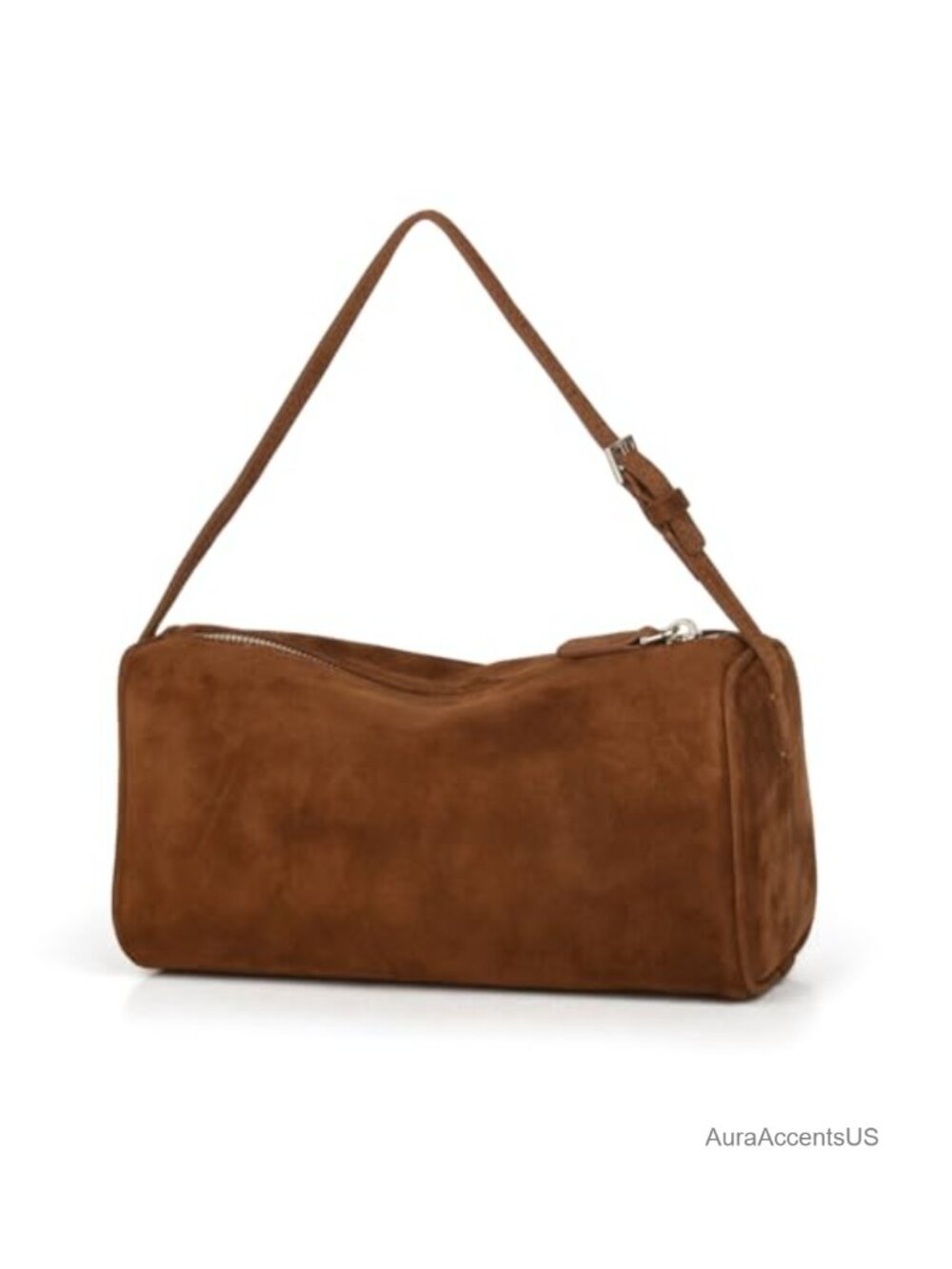 Premium Suede Leather Hobo Crossbody Bag Small Shoulder Purse Handmade Stitch